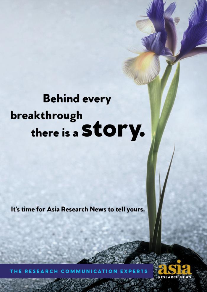 Behind every breakthrough there is a story - Let Asia Research News tell yours